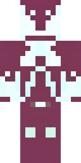 a nether hunter in crimson hide with glowing gold trim