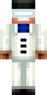a cheerful chef in a white coat and tall hat with a wooden spoon