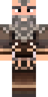 a viking warrior in fur and iron with a braided beard