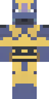 a piglin brute in gold armor with a snout and tusks