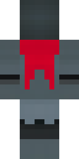 a shadow ninja in matte black with a red scarf