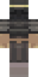 a ronin in weathered dark armor and a straw hat