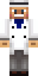a cheerful chef in a white coat and tall hat with a wooden spoon