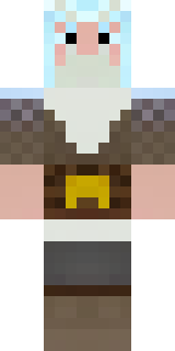 a frost viking in white furs and a horned helm