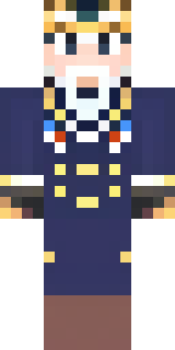 an airship captain in a navy coat with copper gadgets