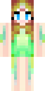 a spring fairy in a petal dress with translucent wings