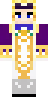 a young king in an ermine-trimmed purple cloak and gold crown