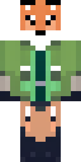 an anthropomorphic fox in a green explorer jacket