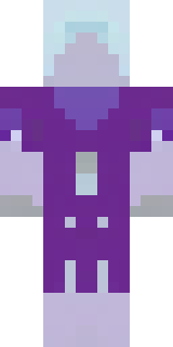 an end-realm sorcerer in obsidian robes with violet particles