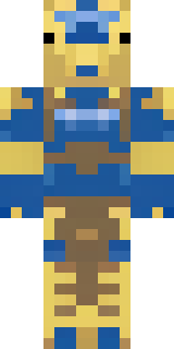 a piglin brute in gold armor with a snout and tusks