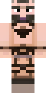 a viking warrior in fur and iron with a braided beard