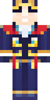 an airship captain in a navy coat with copper gadgets