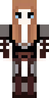 a shieldmaiden in leather armor with war paint