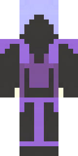 an end-realm sorcerer in obsidian robes with violet particles