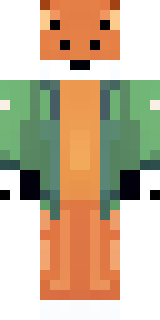 an anthropomorphic fox in a green explorer jacket