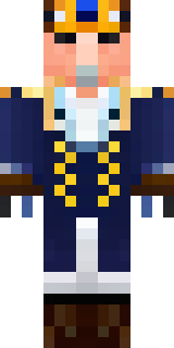 an airship captain in a navy coat with copper gadgets