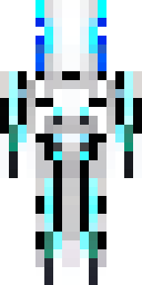 a chrome android with glowing blue eyes and exposed joints