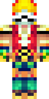 a golden pirate with an eyepatch and a parrot on the shoulder