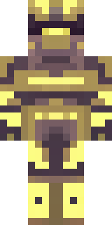 a piglin brute in gold armor with a snout and tusks