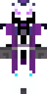 an end-realm sorcerer in obsidian robes with violet particles