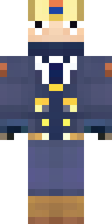an airship captain in a navy coat with copper gadgets