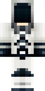 a white-clad ninja with silver throwing stars and a hood