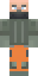 a battle-worn pilot in orange plating with scorch marks