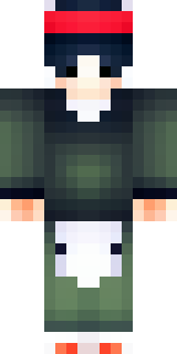 a sushi master in a dark apron with a headband