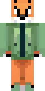 an anthropomorphic fox in a green explorer jacket