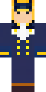 an airship captain in a navy coat with copper gadgets