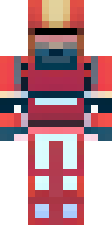 a samurai in red lacquered armor with a horned helmet
