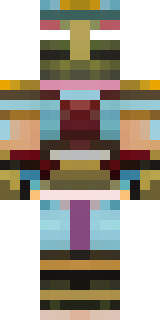 a gladiator in bronze arm guards and a red-plumed helmet