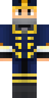 an airship captain in a navy coat with copper gadgets