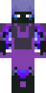 an end-realm sorcerer in obsidian robes with violet particles