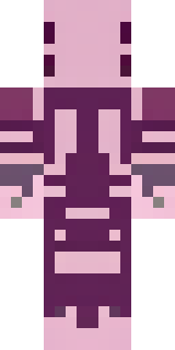 a nether hunter in crimson hide with glowing gold trim