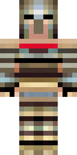 a gladiator in bronze arm guards and a red-plumed helmet