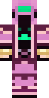 a nether hunter in crimson hide with glowing gold trim