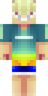 a summer surfer in board shorts with sun-bleached hair