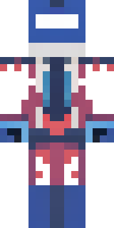 a masked hero in a sleek red and blue suit with a chest emblem