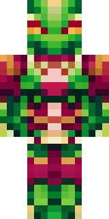 a dragon-rider in scaled crimson armor with leather wings