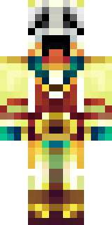 a golden pirate with an eyepatch and a parrot on the shoulder