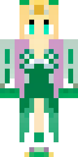 a queen in a flowing emerald gown with a silver tiara
