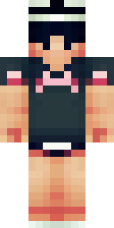 a sushi master in a dark apron with a headband