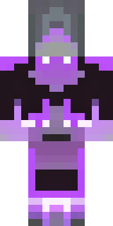 an end-realm sorcerer in obsidian robes with violet particles