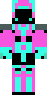 a neon cyber-ninja in dark bodysuit with teal light trim