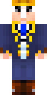 an airship captain in a navy coat with copper gadgets