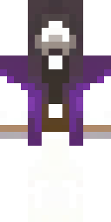 an arcane sorcerer in purple robes with glowing runes
