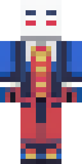 a masked hero in a sleek red and blue suit with a chest emblem