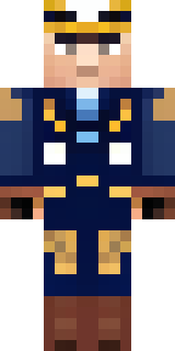 an airship captain in a navy coat with copper gadgets