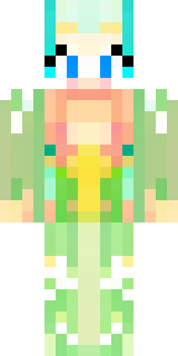 a spring fairy in a petal dress with translucent wings
